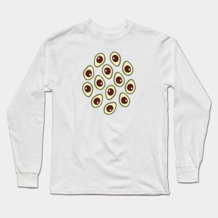 Avocados | White Long Sleeve T-Shirt